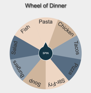 wheel-of-dinner