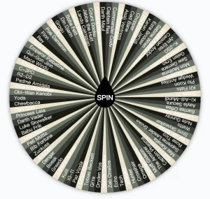 Star Wars Characters Wheel